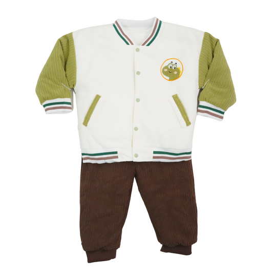 QUILTED JACKET PAJAMA SUIT