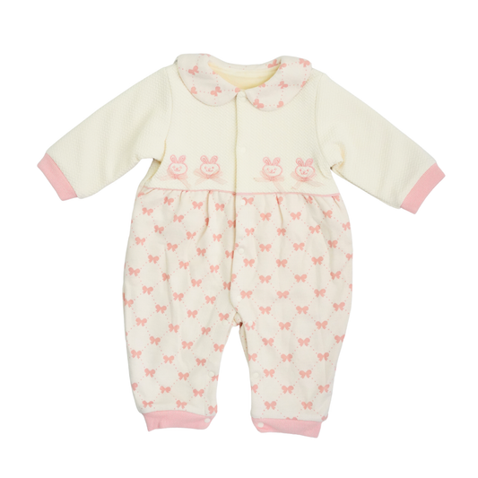 GIRLS QUILTED ROMPER