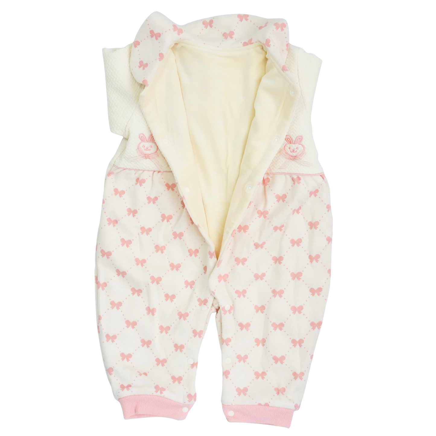 GIRLS QUILTED ROMPER