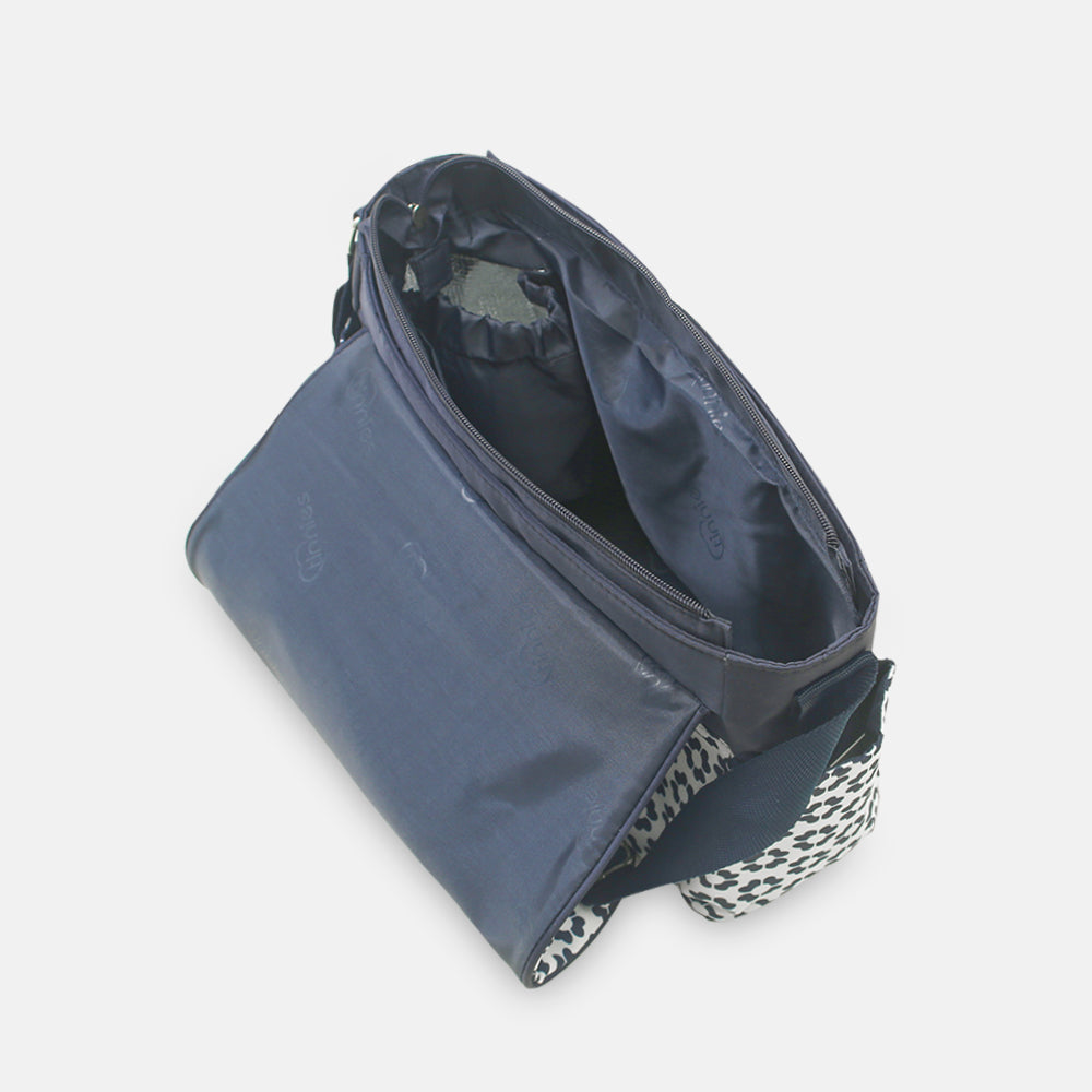 BABY DIAPER BAG NAVY FLORAL