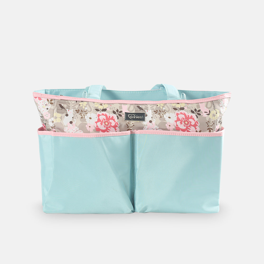 BABY DIAPER BAG SET FLORAL