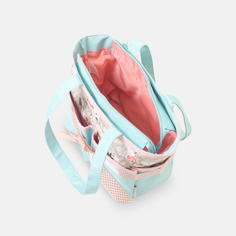 BABY DIAPER BAG SET FLORAL