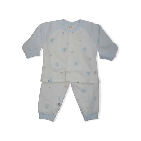 QUILTED PAJAMA SUIT