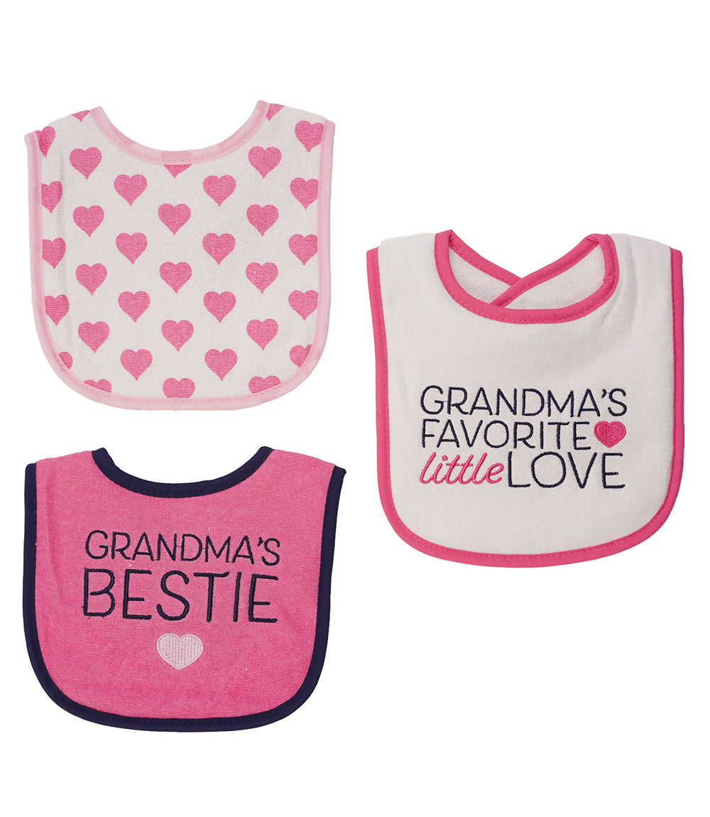 BIBS PACK OF 3 MULTI-COLOR