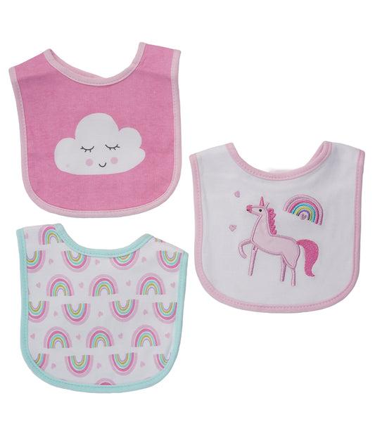 BIBS PACK OF 3 MULTI-COLOR