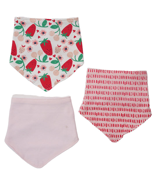 BANDANA BIBS GIRL PACK OF 3