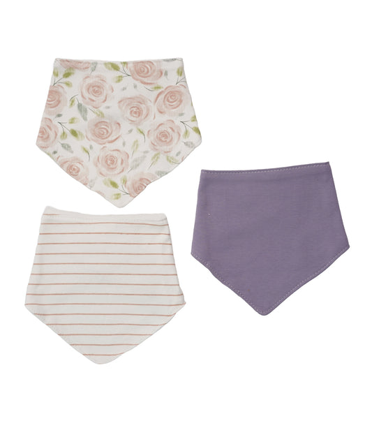 BANDANA BIBS GIRL PACK OF 3