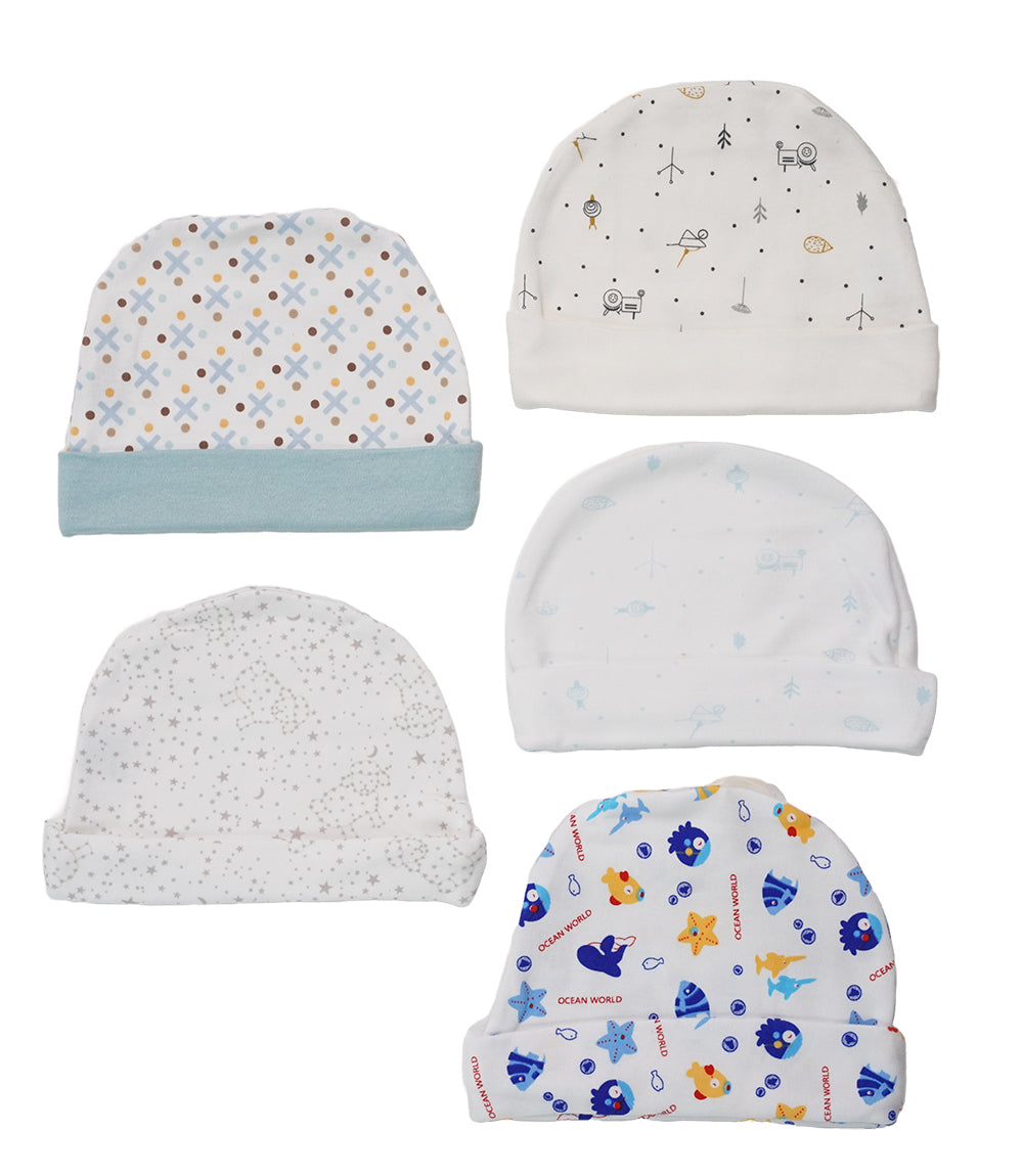 Baby Boy Cap Set PK-5 Stars
