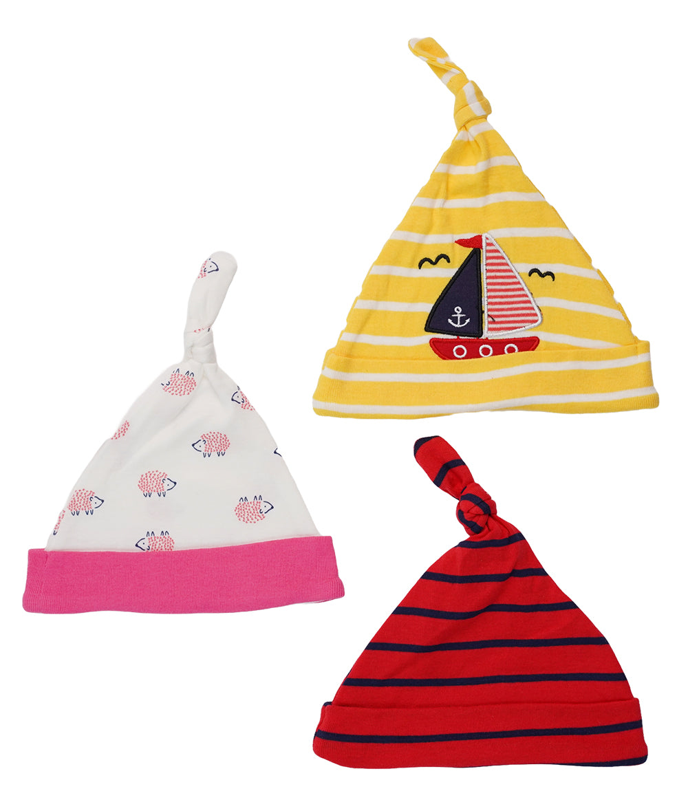 Baby Boy Cap Set PK-3 Boat