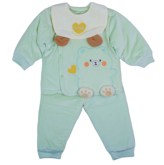 QUILTED PAJAMA SUIT