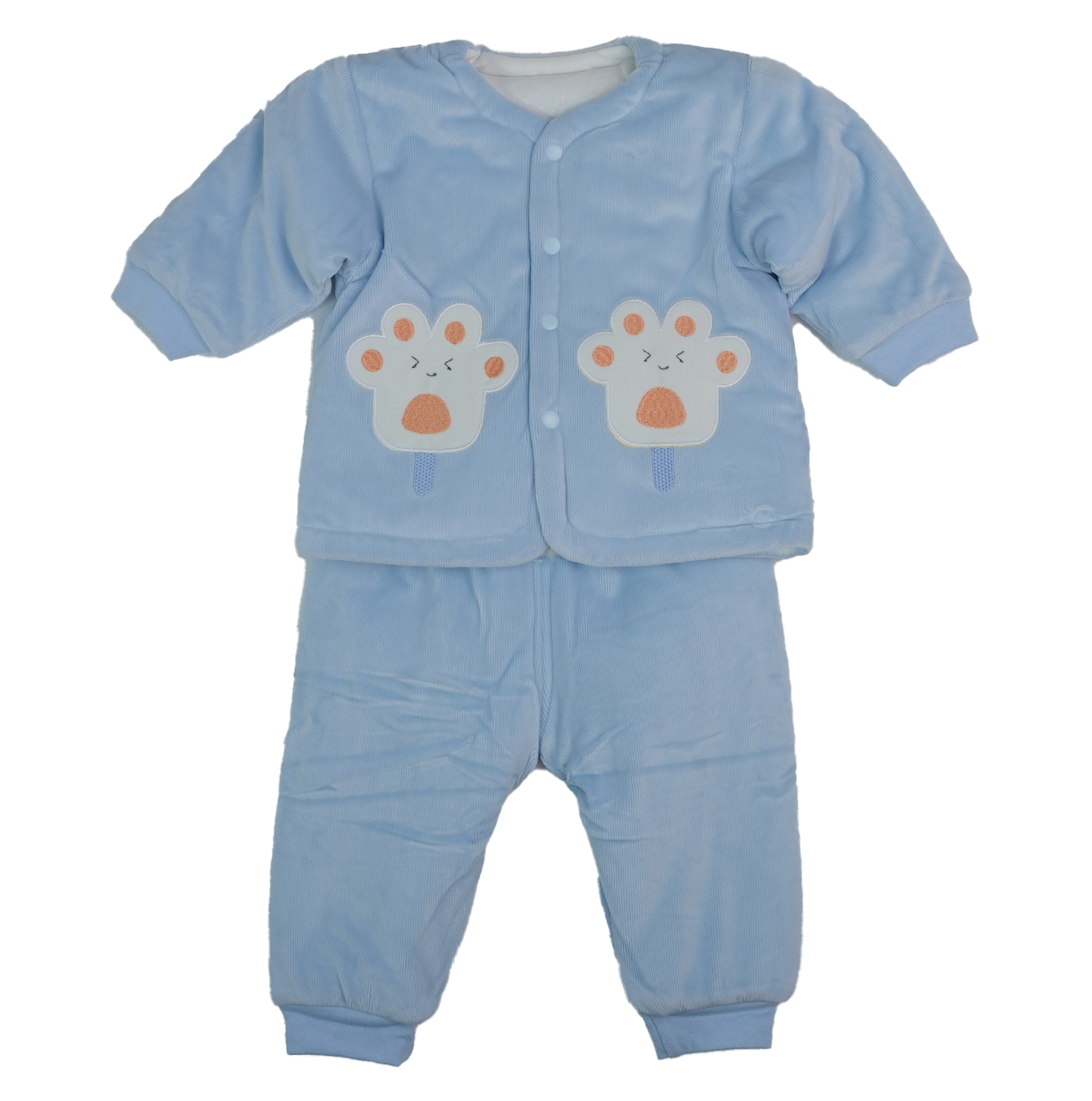 QUILTED PAJAMA SUIT