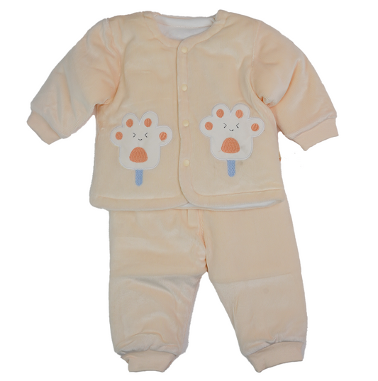 QUILTED PAJAMA SUIT