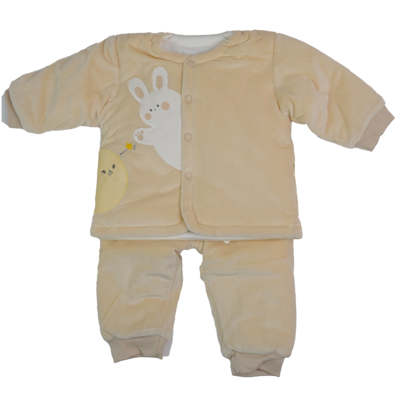QUILTED PAJAMA SUIT