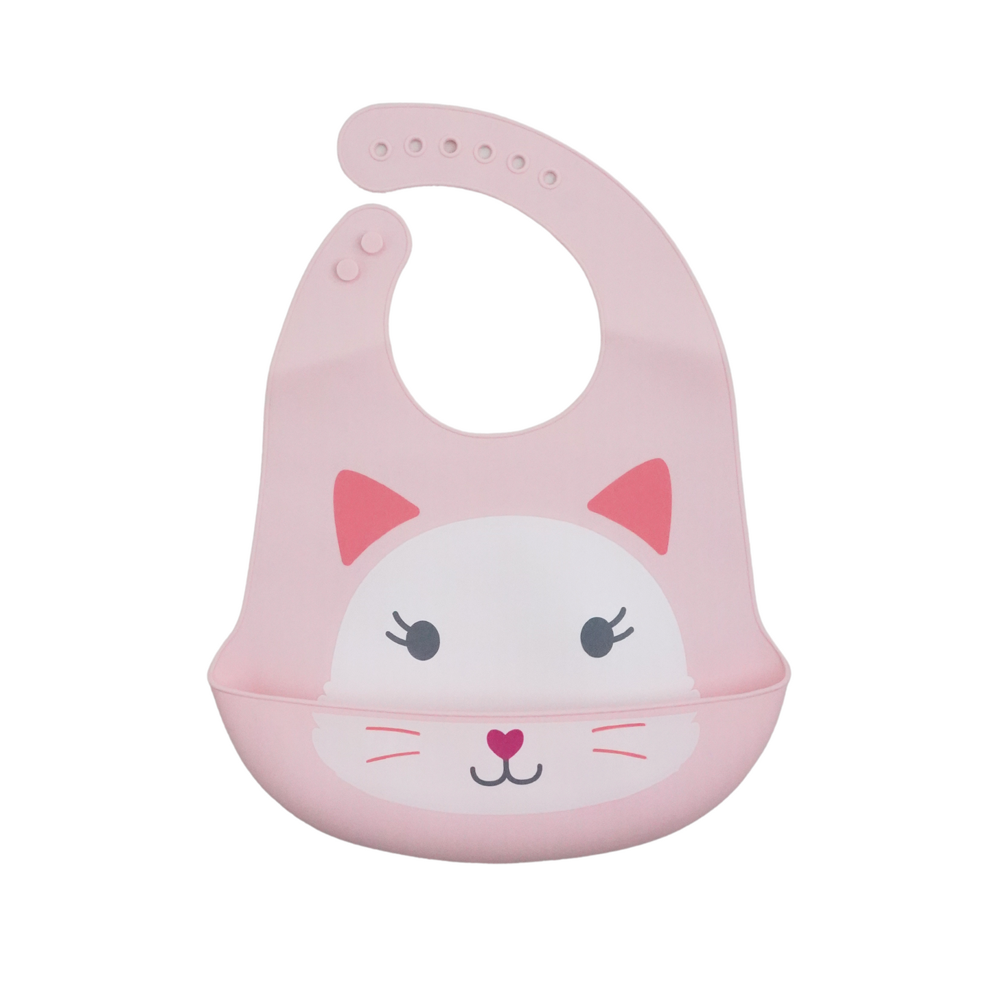 SILICONE BIB PINK