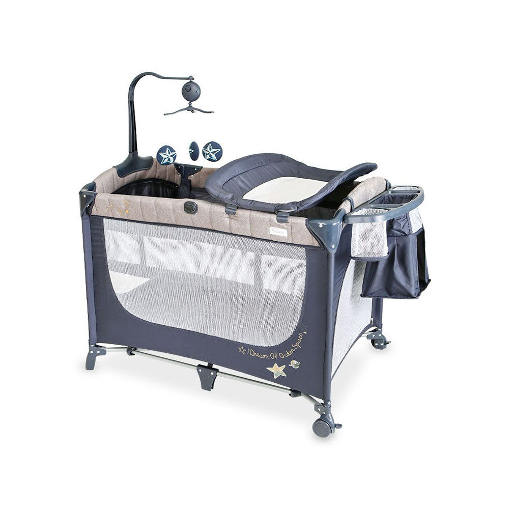 DROP SIDE PLAY PEN BLUE