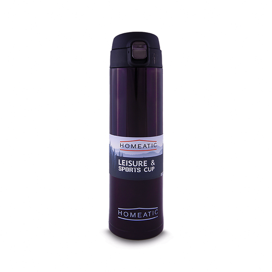 STEEL WATER BOTTLE 500 ML BROWN